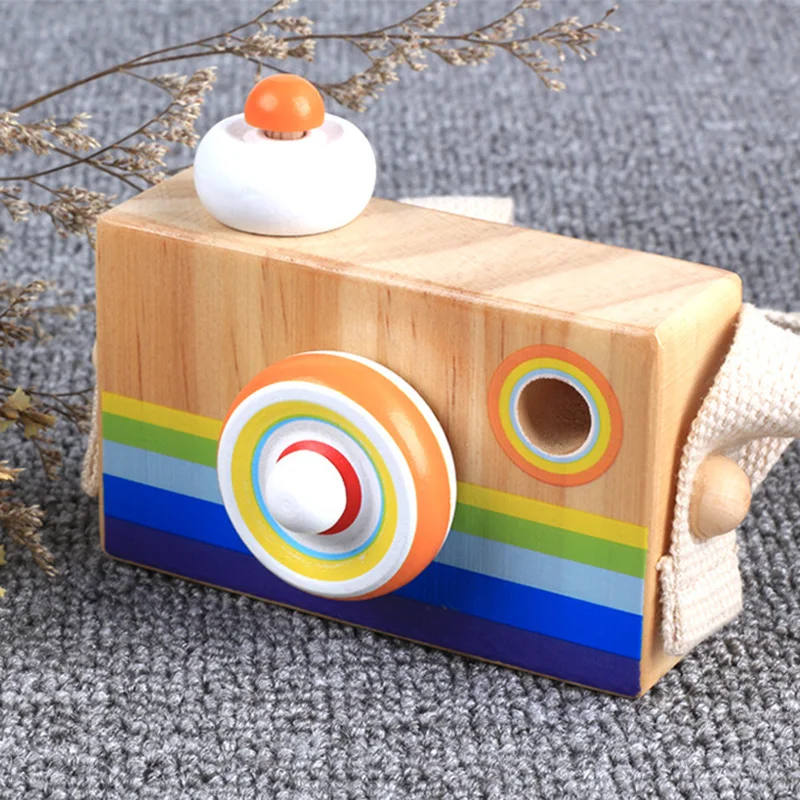 Wooden Camera Toy Portable Pretend Play for Children kids home decor | Игрушки и хобби