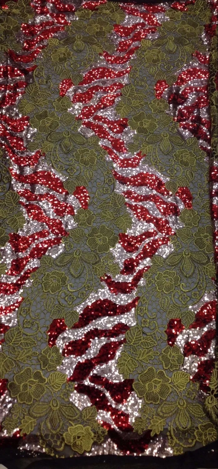 Royal double-color African lace fabric 2016 new arrive Africa rope embroidery wedding dress/network fabric(jl | Дом и сад