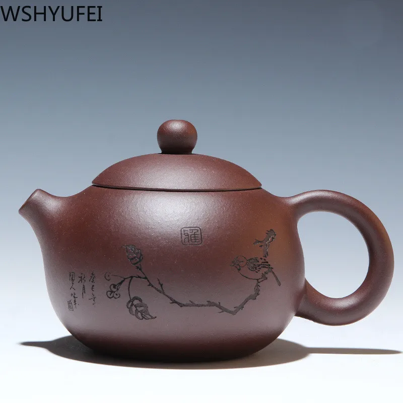 

180ml Yixing Zisha pot hand-carved Xi Shi pot purple sand tea with healthy drinking utensils