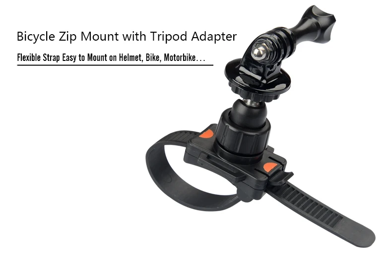 SOONSUN крепление на шлем велосипеда молнии держатель штатива с адаптером для GoPro Hero