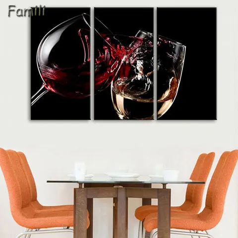 3 шт. современные бутылки для вина натюрморт настенная живопись красное вино и шампанское со стеклянными фруктами и картина с изображением бочки для кухни