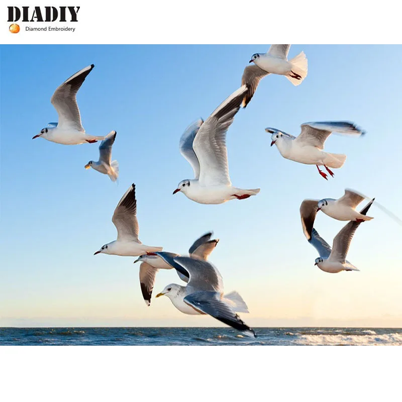 DIADIY Квадратные 3D Алмазные картины diy наборы для вышивки крестом мозаика вышивка