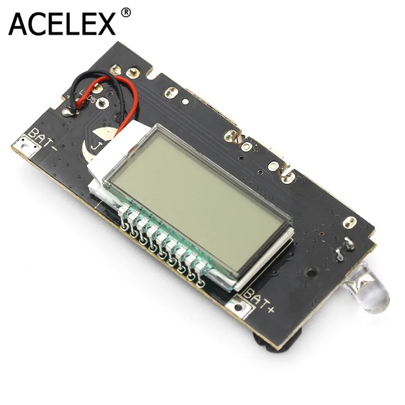 Два порта USB 5V 1A 2.1A мобильный Мощность банка 18650 Батарея Зарядное устройство PCB Мощность модуль аксессуары для телефона DIY светодиодный ЖК-дисплей зарядная Модульная плата