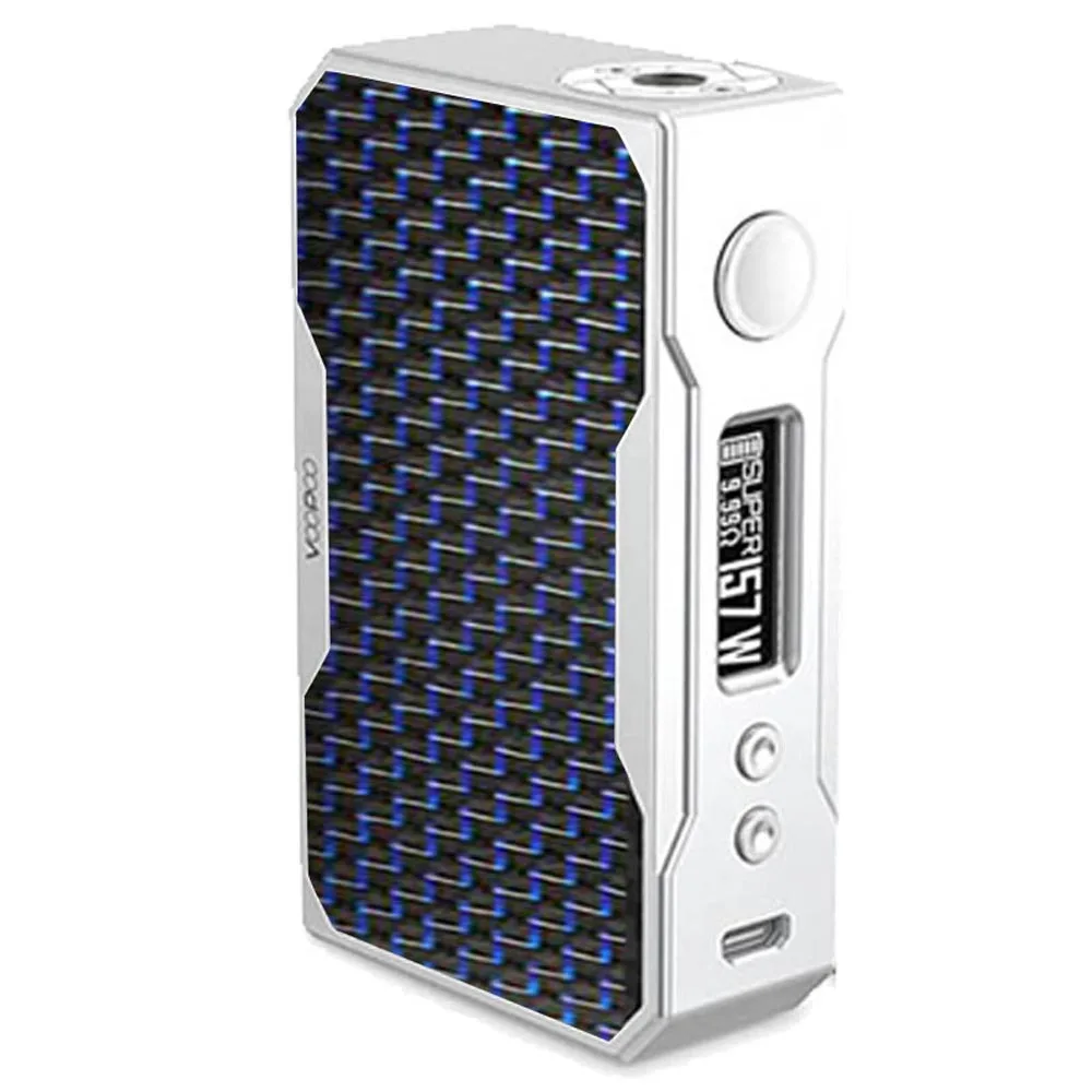 VOOPOO DRAG 2 177 Вт TC коробка мод электронная сигарета и Drag 157 Вт коробка мод Vape с US GENE chip TC смола коробка мод - Цвет: Black Blue Drag 157W