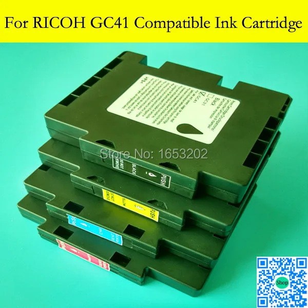 8 шт./лот Пустой совместимый чернильный картридж для Ricoh GC41 принтера 3100 2100 2010L 3110dnw |