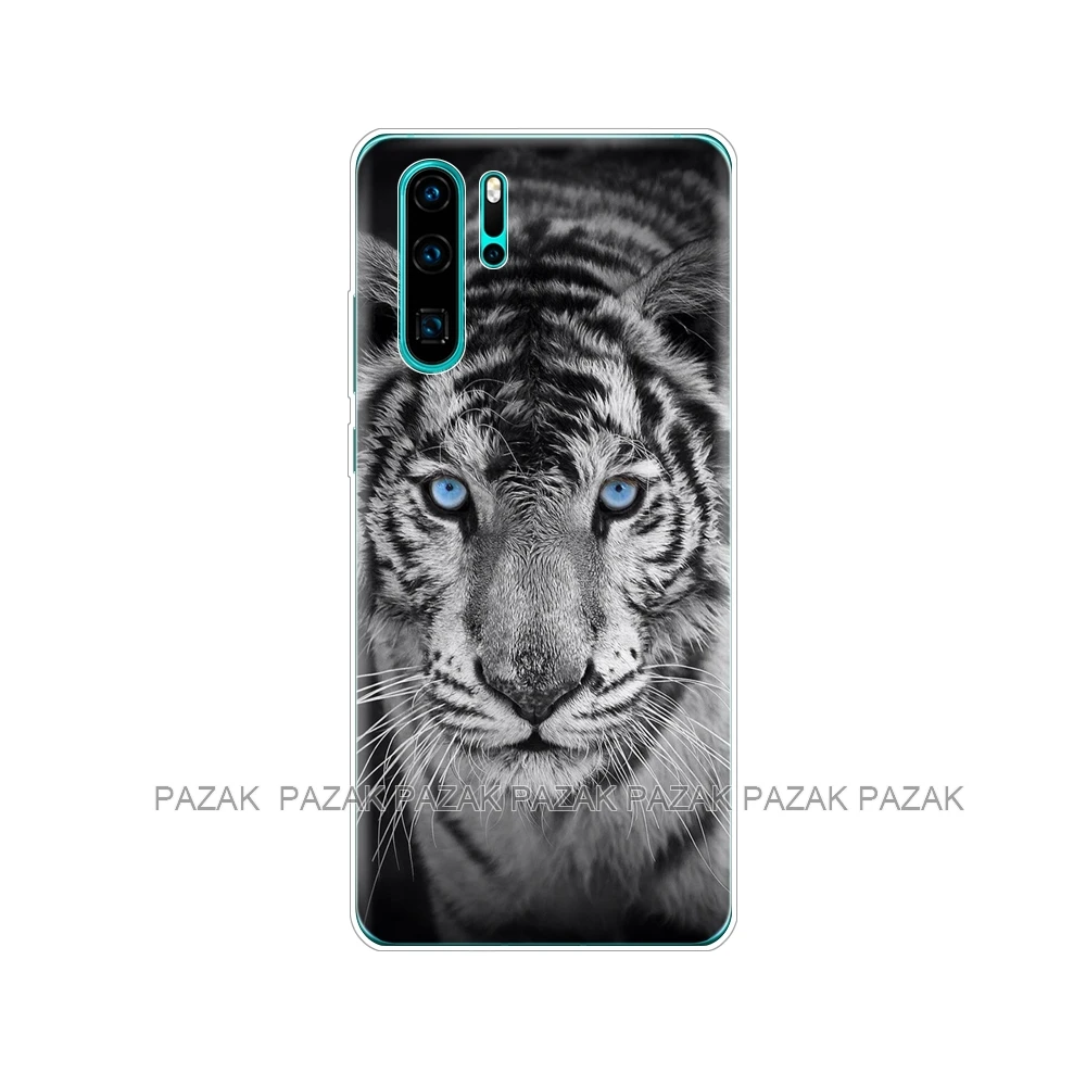 61368 Чехол-Бампер для Huawei P30 Pro, мягкий силиконовый чехол для телефона из ТПУ, задняя крышка для Huawei P30 Pro VOG-L29 ELE-L29 P 30 Lite, чехол с принтом - Цвет: 61368