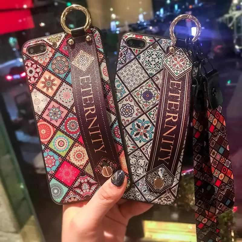 SoCouple шейный ремешок для запястья чехол для iphone X Xs max XR 11 Pro Max Мягкий ТПУ чехол-держатель для телефона для iphone 7 8 6 6s plus