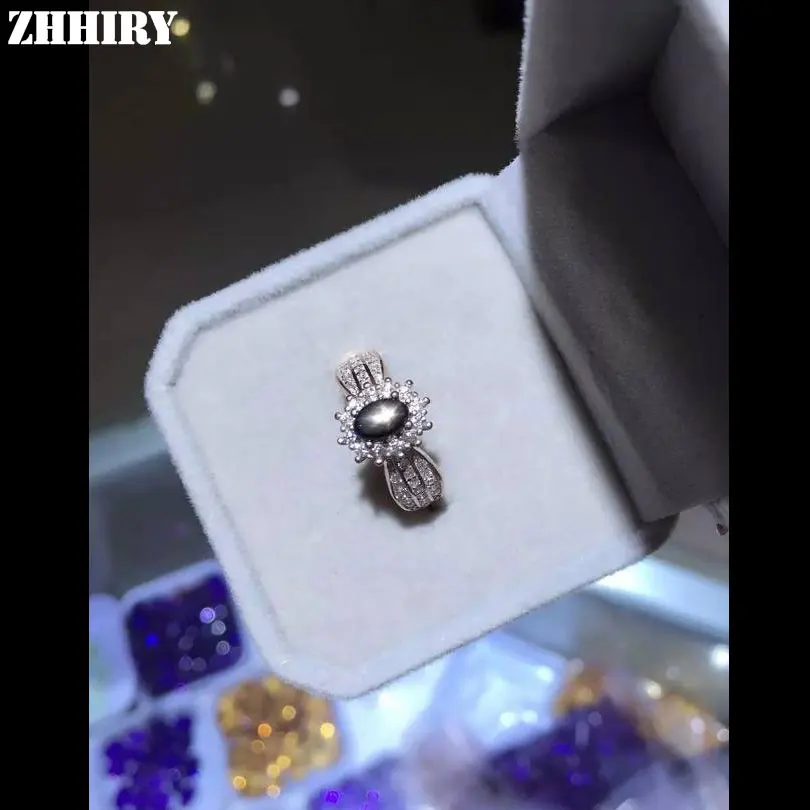 Женское кольцо из серебра 925 пробы с натуральным сапфиром|ring|fine jewelry |