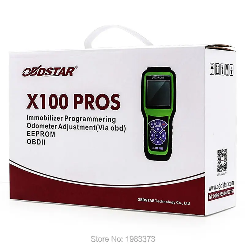 X100 PROS D Тип коррекции одометра инструмент OBDSTAR X 100 PRO X-100 про обновление пробега онлайн