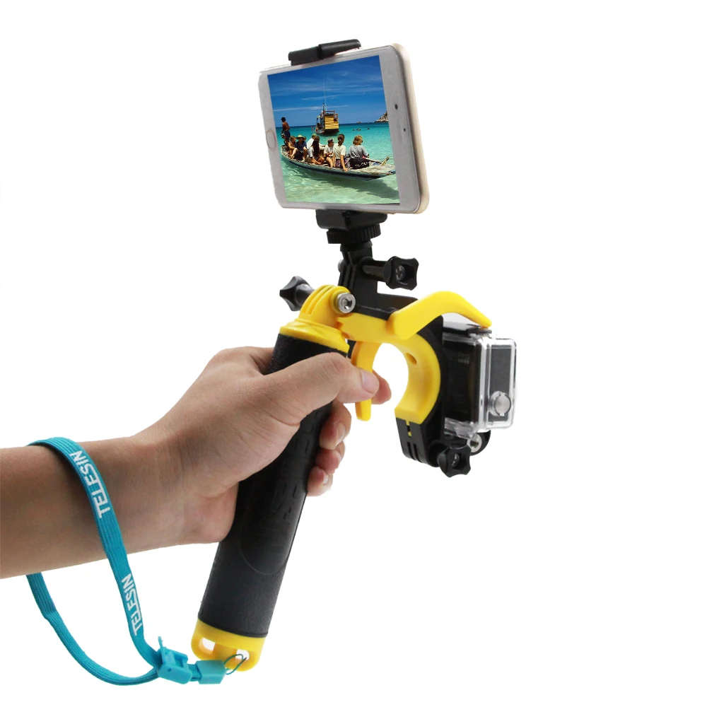 Водонепроницаемый чехол TELESIN 6 &quotдля GoPro Hero 4 3 + крышка объектива аксессуары|dome for