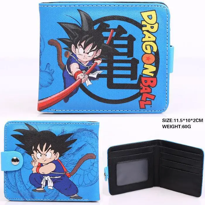 As the picture Новинка, модный кошелек Dragon Ball Z, японский аниме, Сон Гоку, генки, дама, шэнрон, мультяшный кошелек, кошелек, короткий кошелек для мужчин и женщин - Цвет: As the picture
