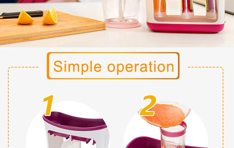 OLOEY Детские емкости для сока хранения Дети изоляции сумка для продуктов производитель сделать Органические свежие фрукты еда для кормления новорожденных чайник
