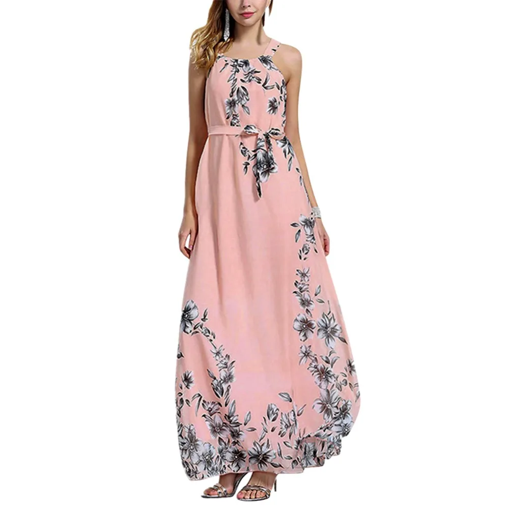 ISHINE размера плюс 2017 сексуальные летние платья для женщин богемное шифоновое