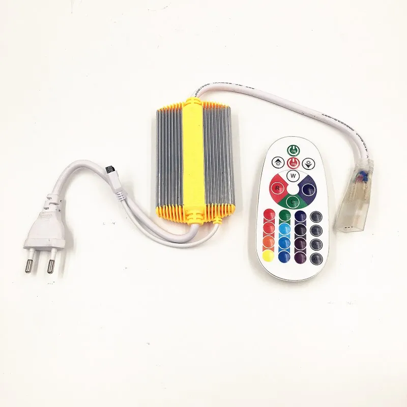 RGB неоновая Светодиодная лента с 24 кнопками беспроводной ИК пульт дистанционного