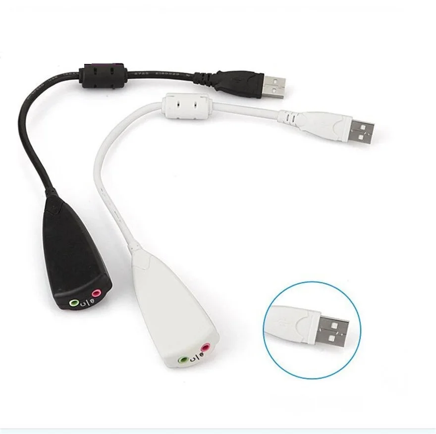 Quevinal 5HV2 внешняя звуковая карта USB с кабелем 7 1 канал 3D CH виртуальный Звуковая