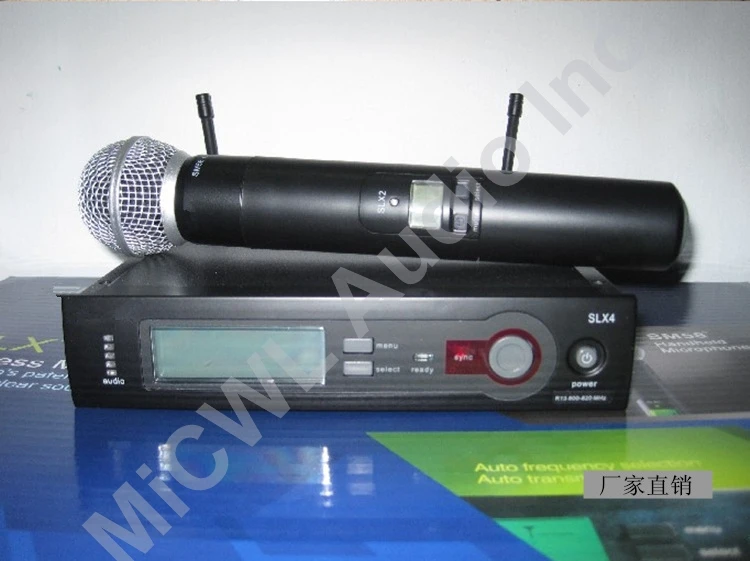 Фирменная Новинка MiCWL slx24 slx24/beta58 sm beta 58 KTV сценический Беспроводной Ручной вокальный микрофон система