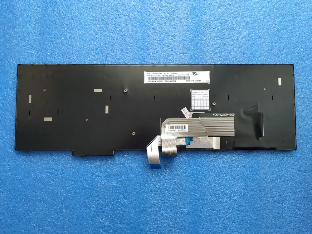 

New Original US Keyboard For ThinkPad E570 E575 FRU 01AX120 01AX160 01AX200 PN SN20K93288 PK1311P1A00 PK1311P2A00 PK1311P3A00