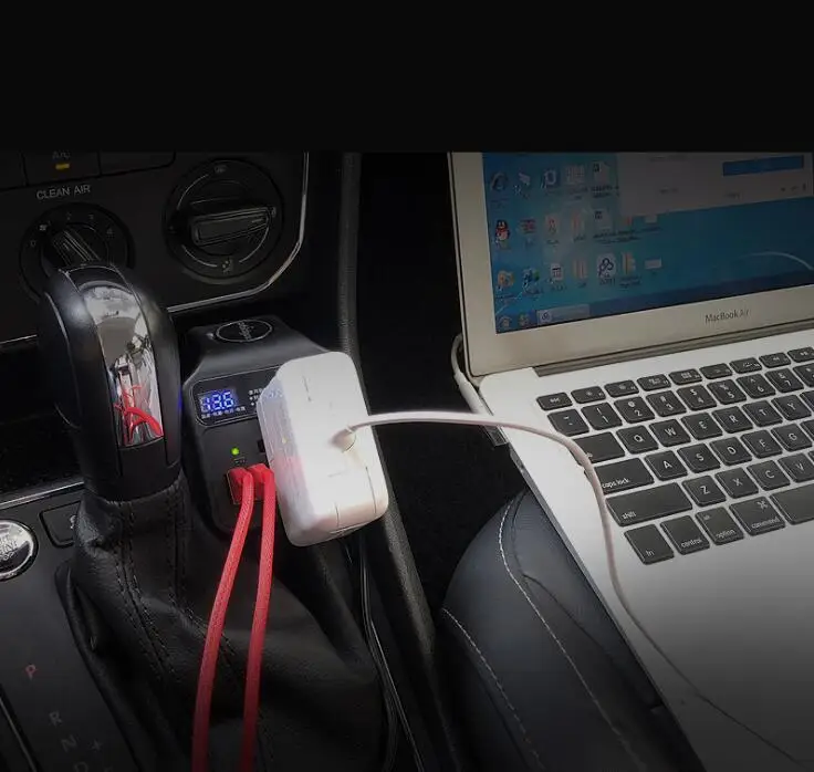Встроенный в транспортное средство встроенный инвертор 12/24 V до 220 V разъем для транспортного средства Зарядное устройство дома Мощность конвертер Многофункциональный 120 W