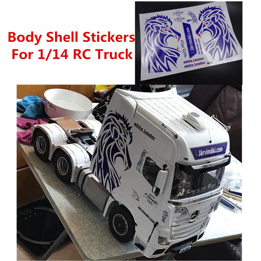 Наклейки для кузова Tamiya 1/14 RC Truck Benz 1851 56335 Actros 3363 56348 56352 игрушки с дистанционным