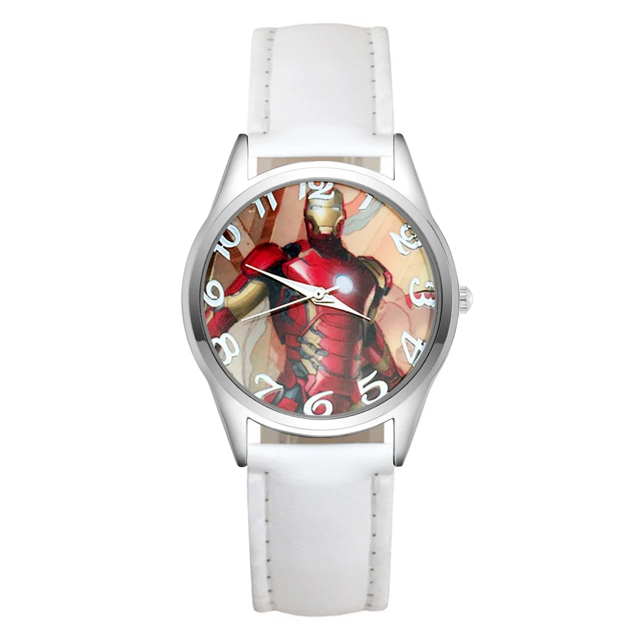 

Cartoon style Children's Watches Kids Students girls Quartz Leather strap Wrist Watch JC50