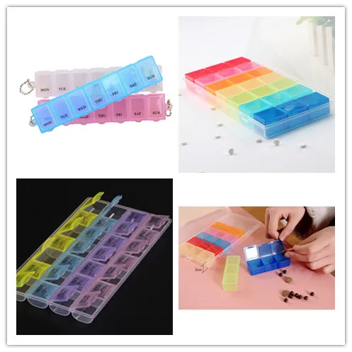 7 дневная коробка для таблеток аптечка контейнер чехла новый стиль Лидер