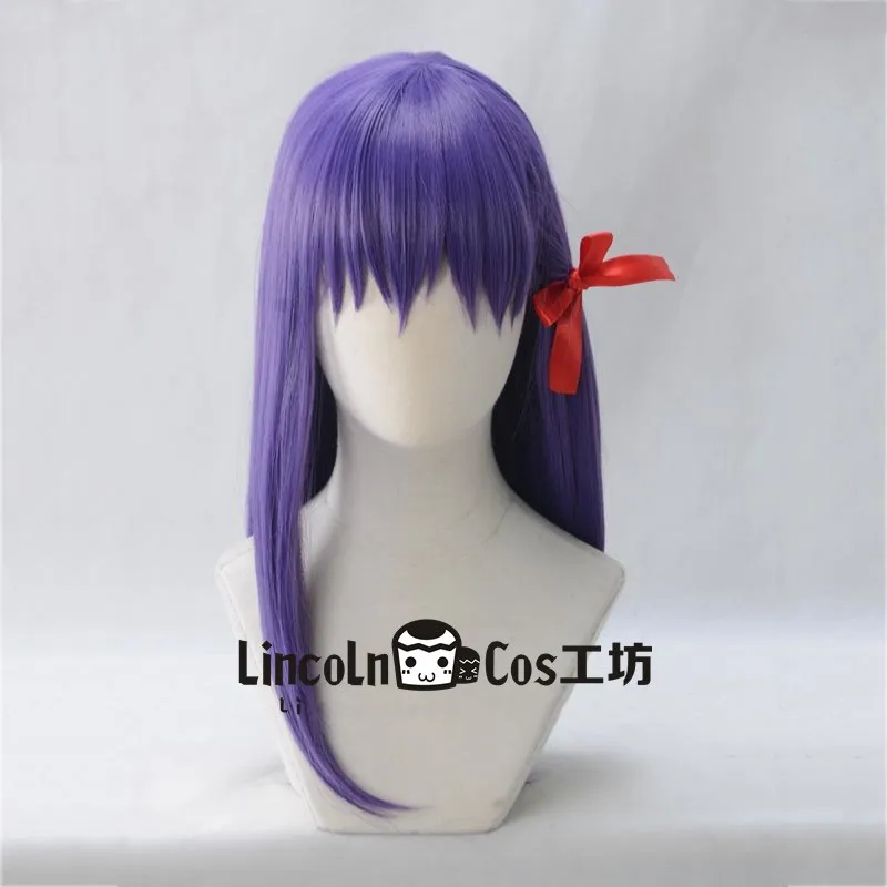 FGO Fate Grand Order комикла Сакура парик для косплея фиолетовые длинные прямые волосы