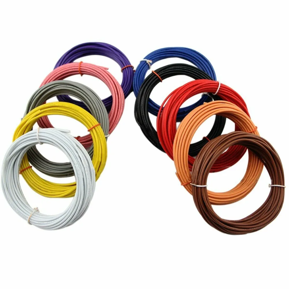 24AWG 5 метров UL1007 провода 1,4 мм Электрический ПВХ кабель UL Сертификация 24