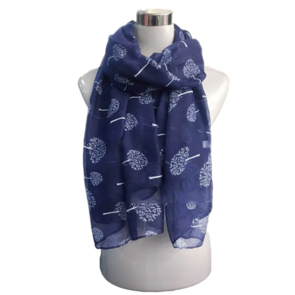 2019 Shawl Scarf Spring Women Printed Dandelion Soft Chiffon Wrap Wraps Scarves Clothing Beauty Friend Gift H1812 |