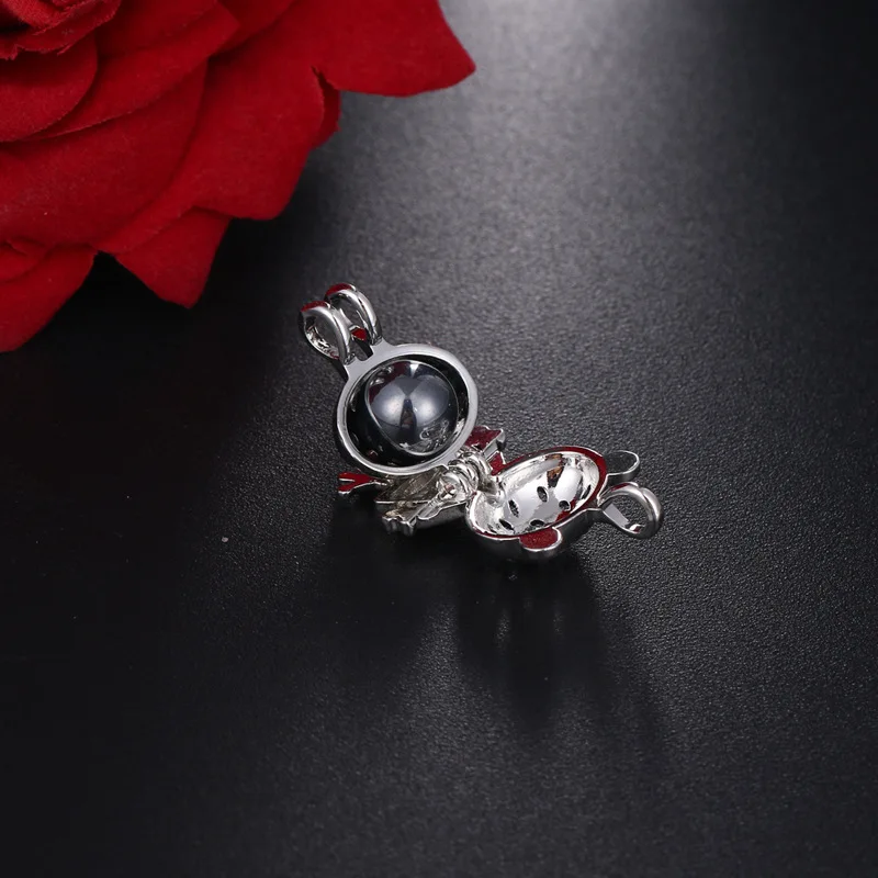 SHIYING (include one 6/8mm lava stone + 2 soft diffuser ball ) 2019 new design Perfume Essential Oil Diffuser Necklace | Украшения и