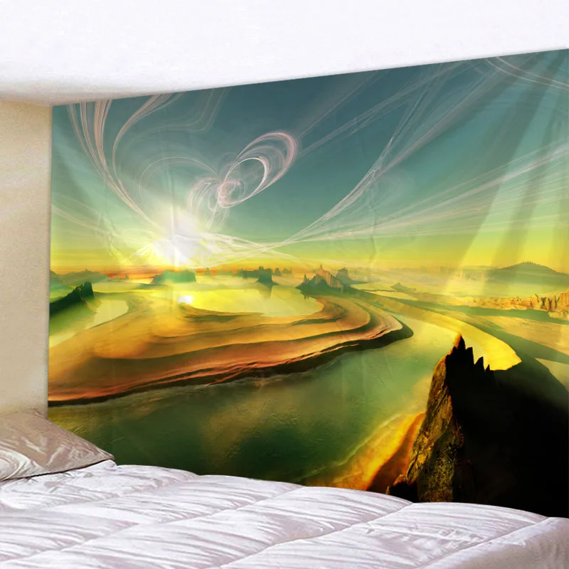 

Universe Starry Planet Wall Tapestry Wall Hanging Mandala Wall Art Home Decor
