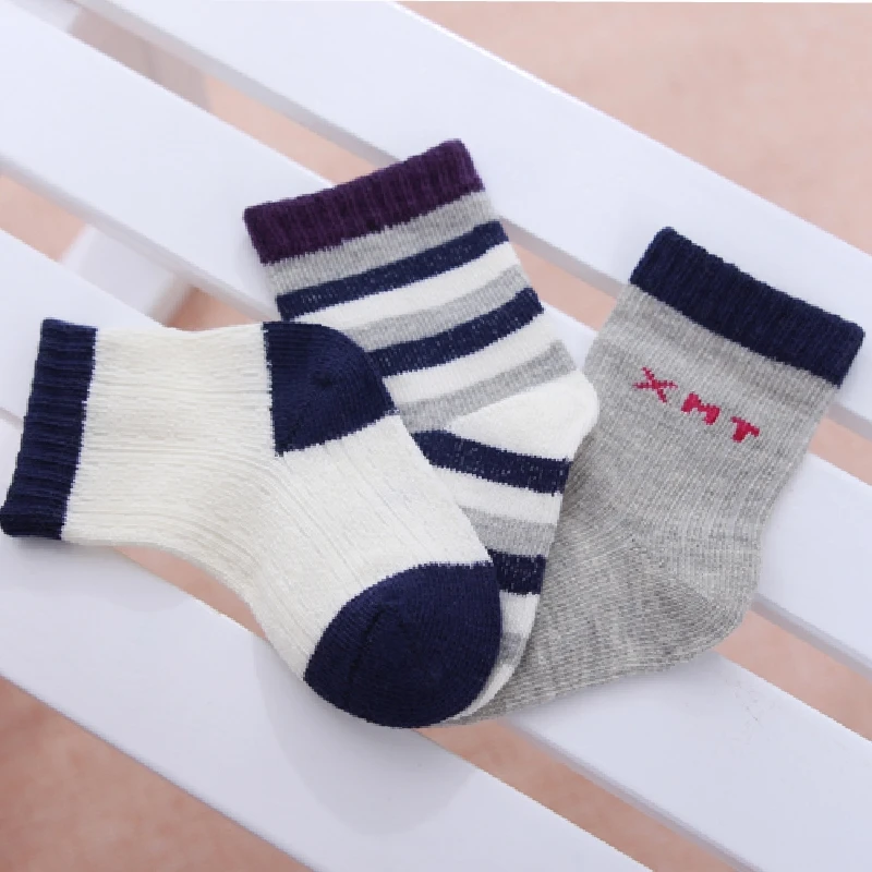 3 пары Детские хлопковые носки в полоску|newborn socks|baby socksnewborn winter socks |