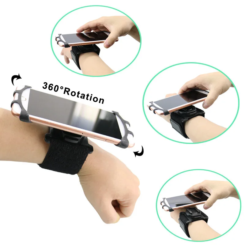 Rotatable outdoor sports mobile phone bag riding arm band fitness men and women wrist wrap | Мобильные телефоны и