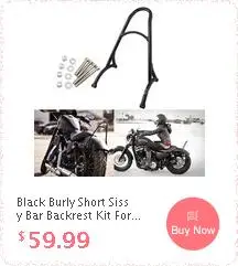 Пассажирская спинка Sissy коврик для барной стойки подходит для Harley Softail 2006- Fatboy 2007