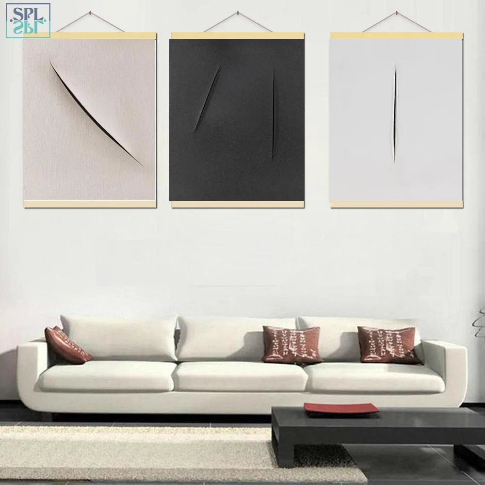 

SPLSPL Modern Decoration Canvas Print Poster Painting Scratches Creative A4 Art Wall Picture for Kitchen or Office Ornamentation
