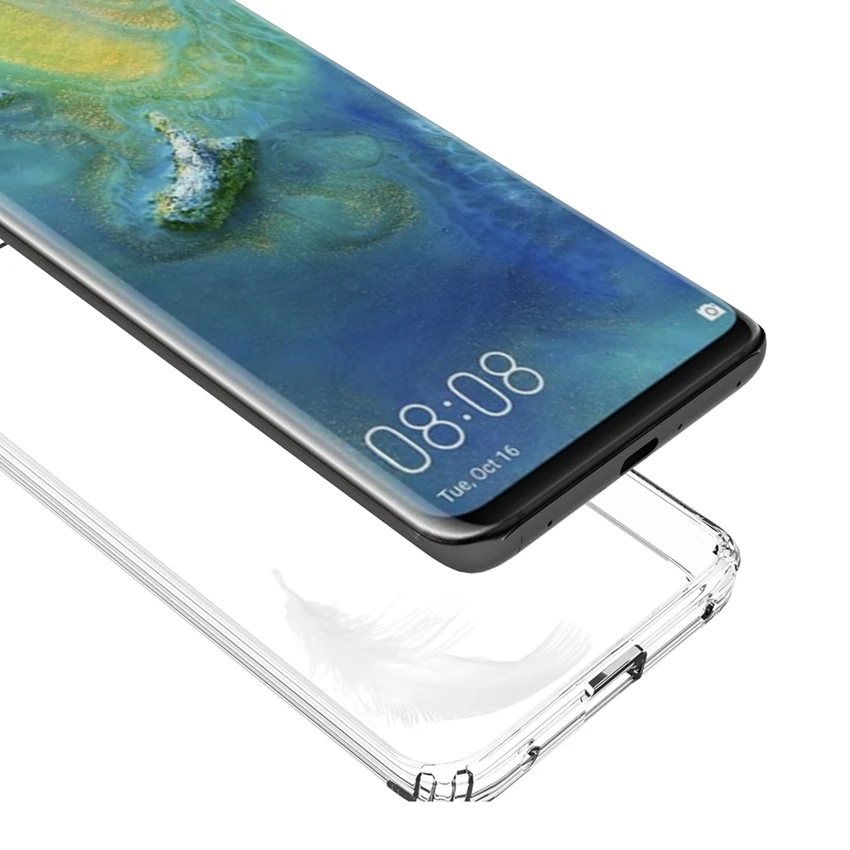 Мягкий силиконовый чехол из ТПУ/поликарбоната для Huawei Mate 20 Pro Fundas Capa
