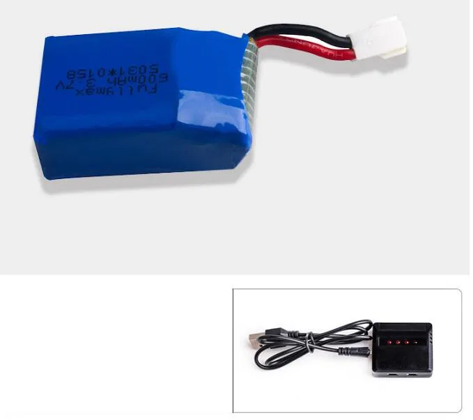 Зарядное устройство Lipo 4 в 1 + батареи 3 7 600 мАч 25C для квадрокоптера Syma X9 Rc|Детали и