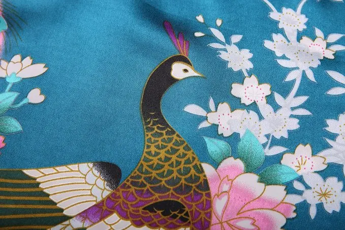 Новое поступление Drak зеленое женское кимоно из вискозы юката платье подружки