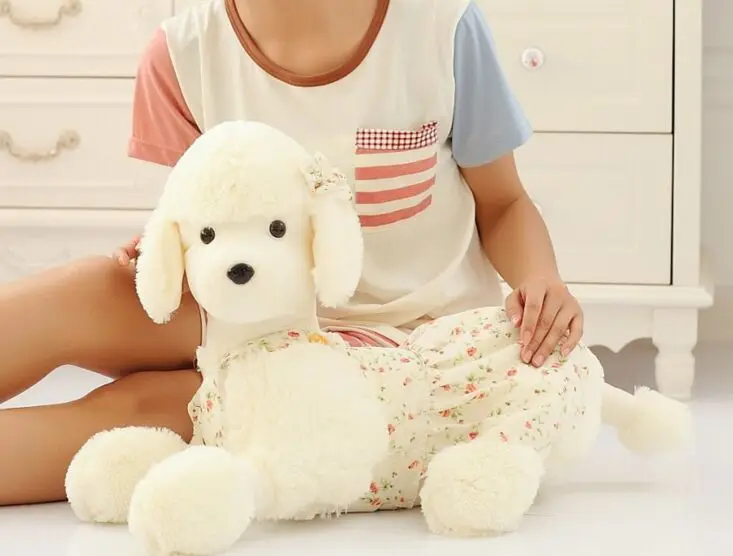 en Ucuz Yeni Güzel Peluş Kaniş Köpek Oyuncak Yalan Köpek Yastık Bebek Yaklaşık 70 Cm 2685