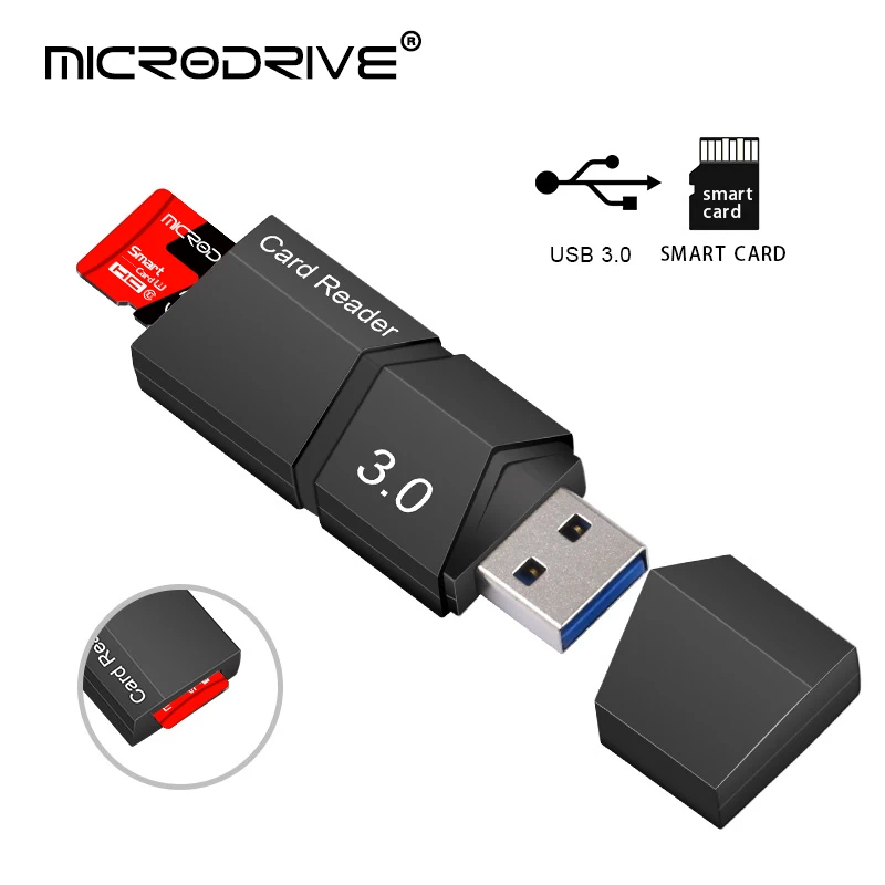 Горячая Распродажа карта micro sd 4 ГБ 8 ГБ 16 ГБ 32 ГБ 64 Гб 128 ГБ популярная модная карта памяти micro sd 32 Гб sdcard для смартфонов - Емкость: USB3.0 Card reader