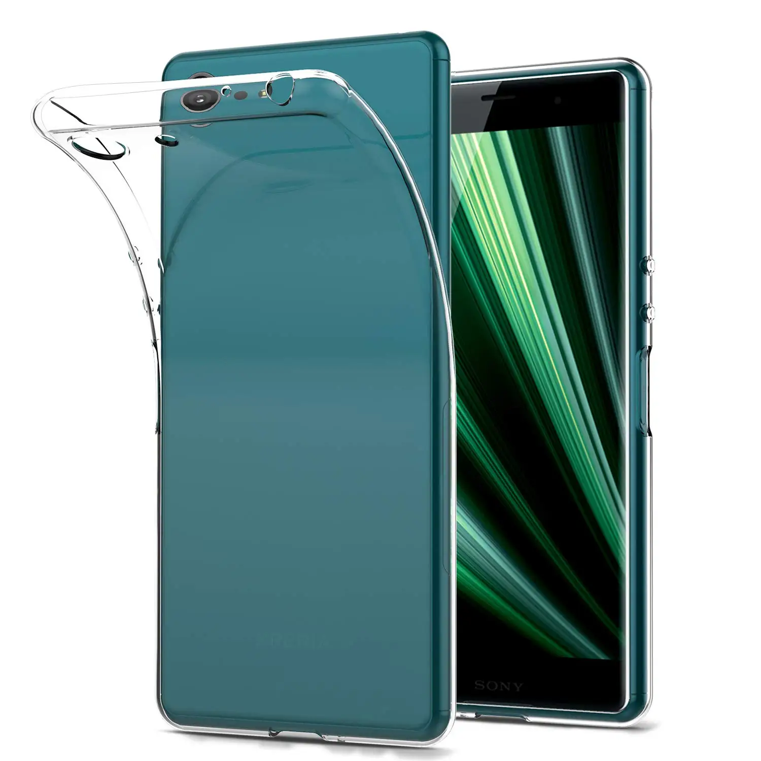 Ультратонкий прозрачный силиконовый мягкий защитный чехол из ТПУ для Sony Xperia X XZ1