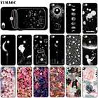 Черный белый чехол с изображением Луны звезд космонавта для Xiaomi Redmi MI Note MAX 3 6a 7 6 8 9 10 GO SE A1 A2 A3 Lite 8A F1 Pro