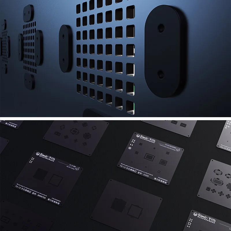 Qianli 3D power Logic реболлинг трафарет для iPhone 8 P фотоаппаратов моментальной печати 7 6 S 5S