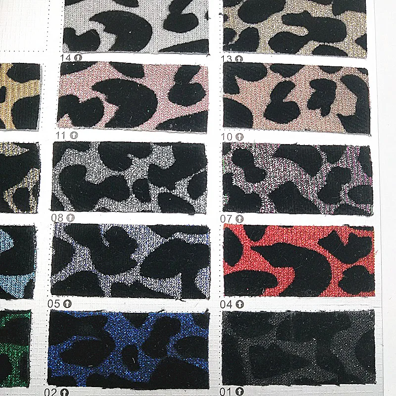 91x134cm Synthetic Leather Printed Leopard Mesh Glitter Vinyl Fabric PU DIY accessories P2172 | Дом и сад