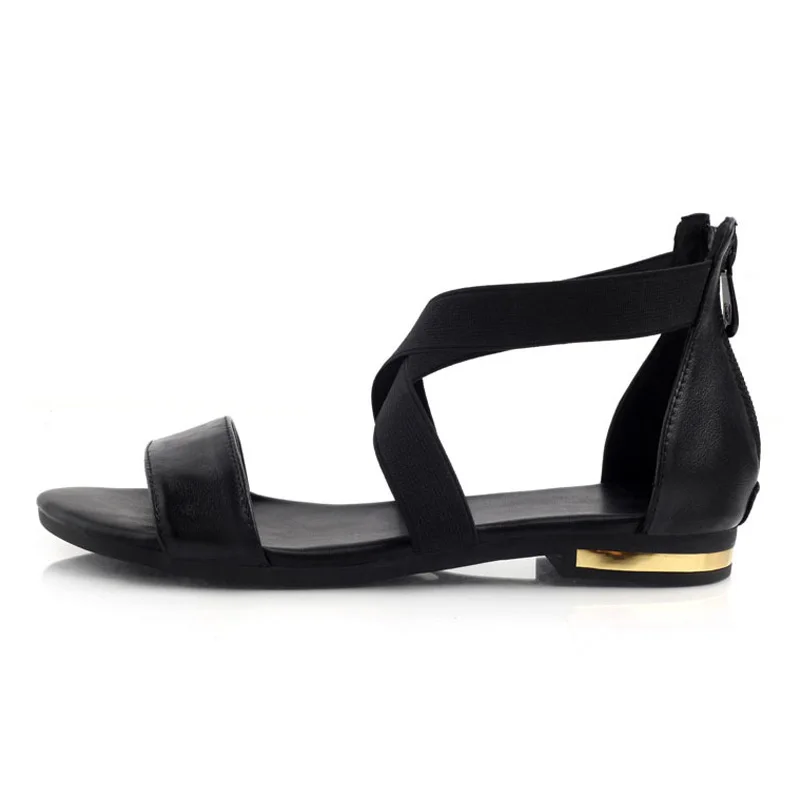 Женские босоножки женская обувь из натуральной кожи сандалии на плоской подошве