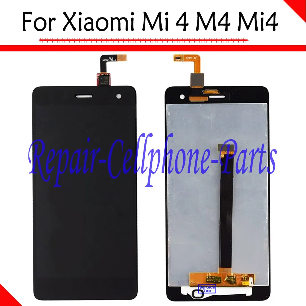 

5.0 inch Black New Full LCD Display + Touch Screen Digitizer Assembly Replacement For Xiaomi Mi 4 M4 Mi4 LCD