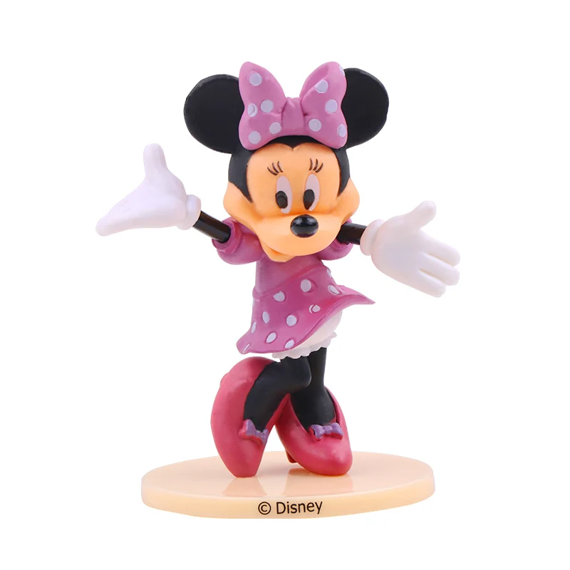 6 шт. Дисней Микки Маус Минни Маус фигурка принцессы Дональд Дак Плуто кукла подарок на день рождения Детская игрушка Коллекция мальчик