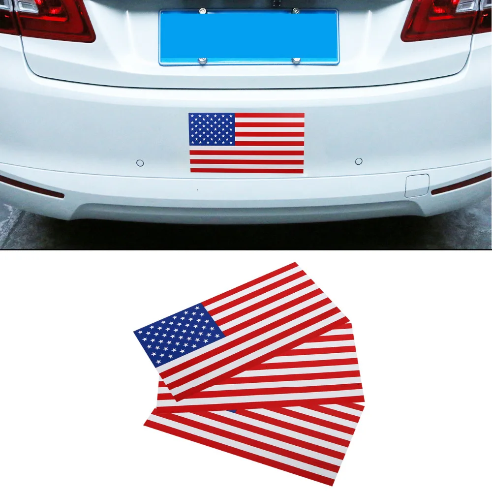 Съемные магнитные наклейки в виде флага США 3 шт.|car sticker|flag decalflag car |