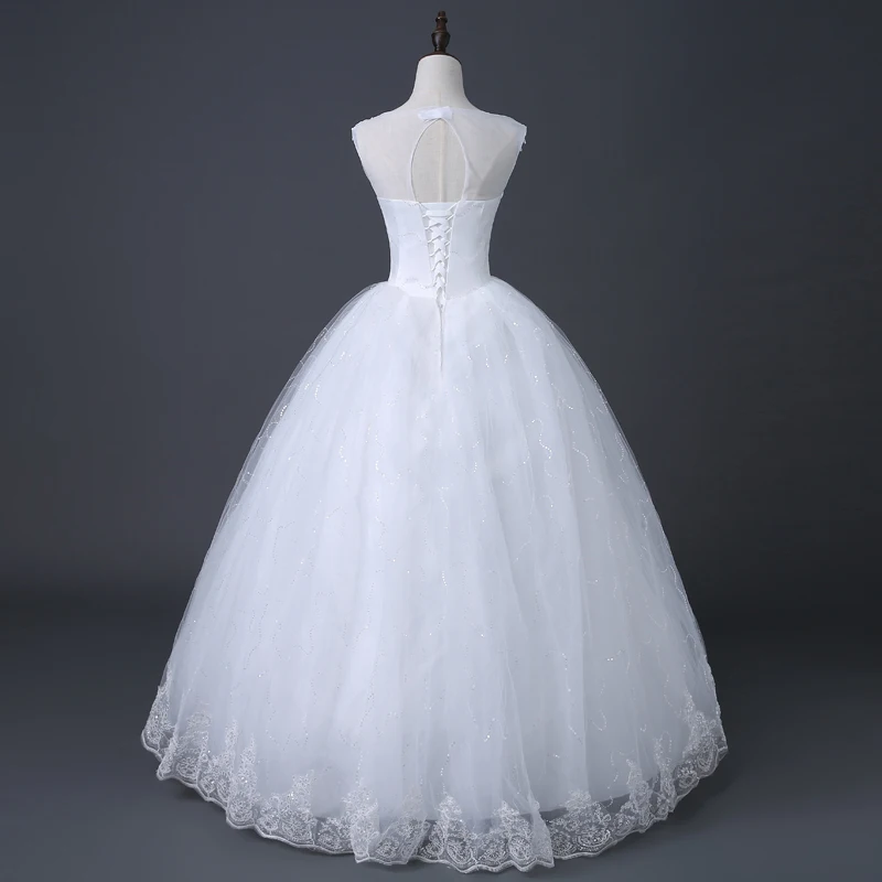 Vestido De Noiva, Новое поступление, органза, v-образный вырез, кристалл, алмаз, на шнуровке, бальное платье, кружево, сатин, принцесса, свадебные платья