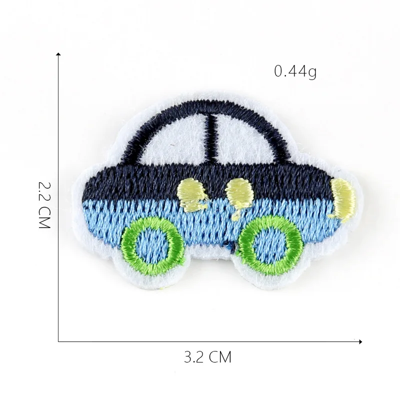 1-PCS-G-354 Мультфильм Аниме автомобили нашивки одежда аппликации вышитые полосы значки железные аппликации, наклейки для одежды@ G - Цвет: 1-PCS-G-354