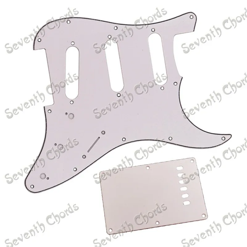 3 PLY 11 отверстий для электрогитары Pickguard 1 слой 6 гитара отверстия задняя пластина